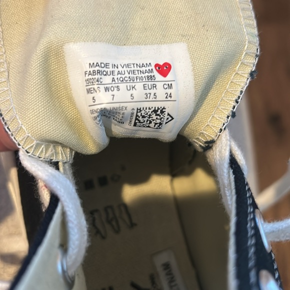 CDG Converse Chuck Taylor High Top - Picture 3 of 6